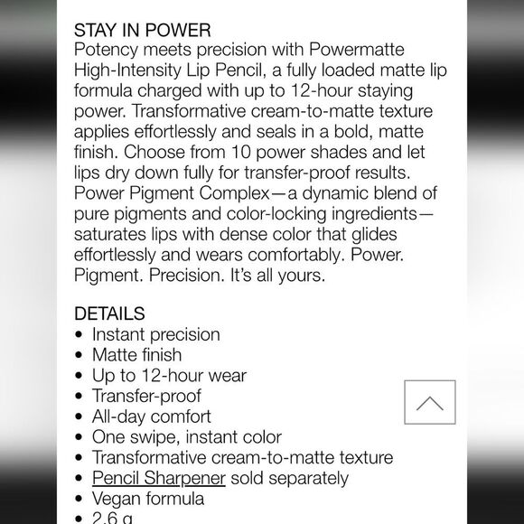 NARS Cosmetics PowerMatte High-Intensity Lip Pencil - Picture 11 of 11